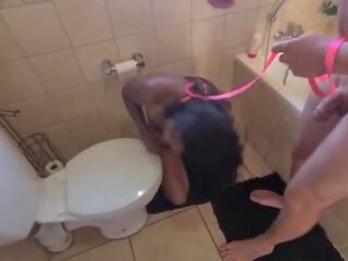 Manusia toilet india harlot mendapatkan mabuk benar di dan mendapatkan dia kepala flushed followed oleh mengisap johnson