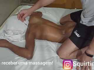 Massage of Squirting 10 - 23 Year Old Black babe Part 1 | xHamster