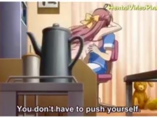 Simpatik anime vajzat në sauna