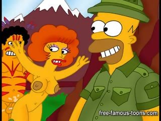 Simpsons สกปรก วีดีโอ ล้อเลียน