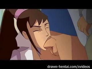 Avatar 헨타이 - x 정격 비디오 영화 legend 의 korra